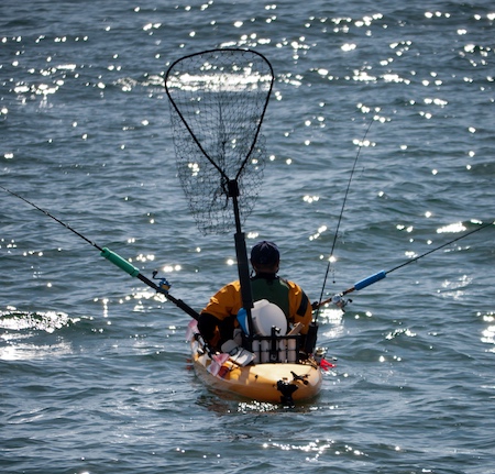 Kayak Tarpon Fishing in Gulf of Mexico for big silver kings.