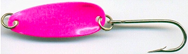 Hot Pink Dick Nite coho salmon fishing spoon for catching more coho.