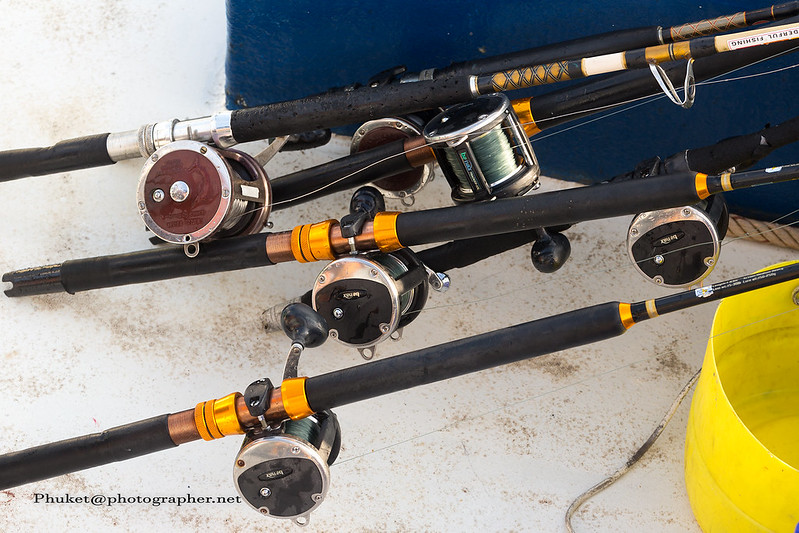 Baitcasting rods and reels for casting precision or trolling.
