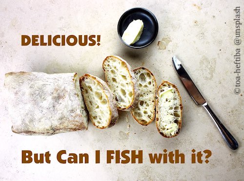 White bread is good for fishing, here is everything you need to know about how to do it.