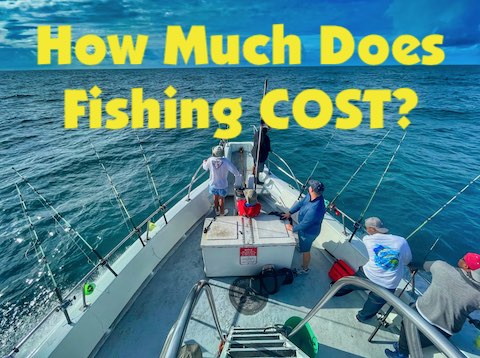 Fishing charters and rental gear for fishing costs in Florida.