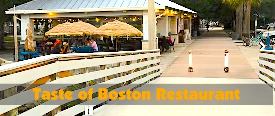 The Taste of Boston seafood restaurant on the Ballast Point Fishing Pier has many great reviews.