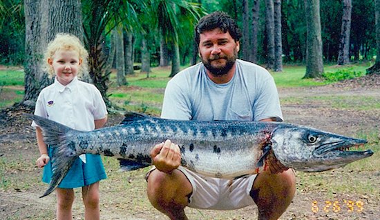 Georgia State Great Barracuda Record Fish.