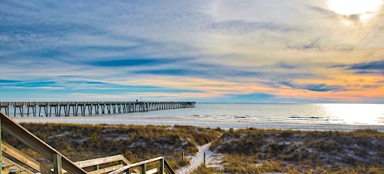 MB Miller County Fishing Pier in Panama City, Florida in the panhandle.